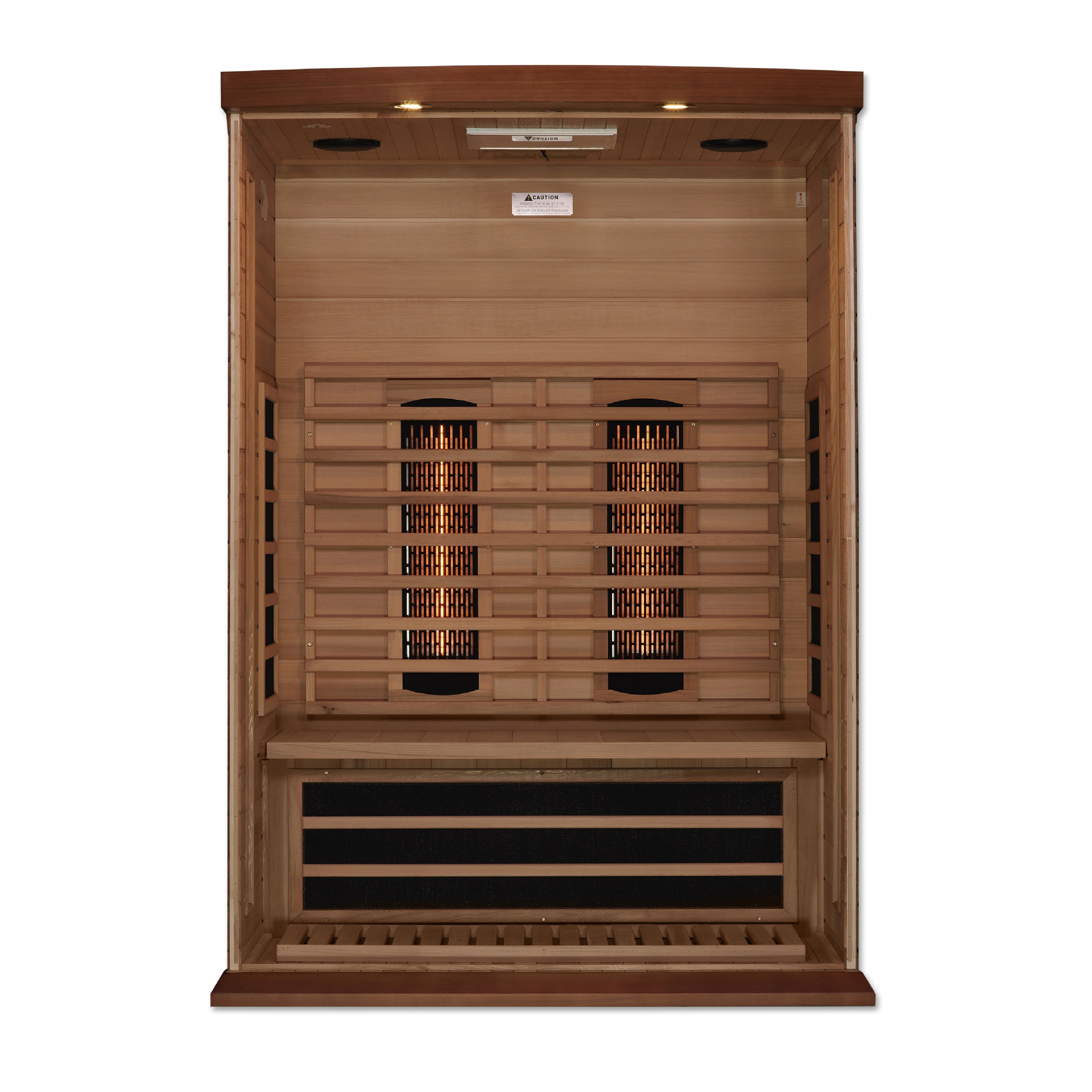 MX-M206-01-FS CED Maxxus 2-Person Full Spectrum Infrared Sauna - Canadian Red Cedar - Superior Health & Fitness Solutions