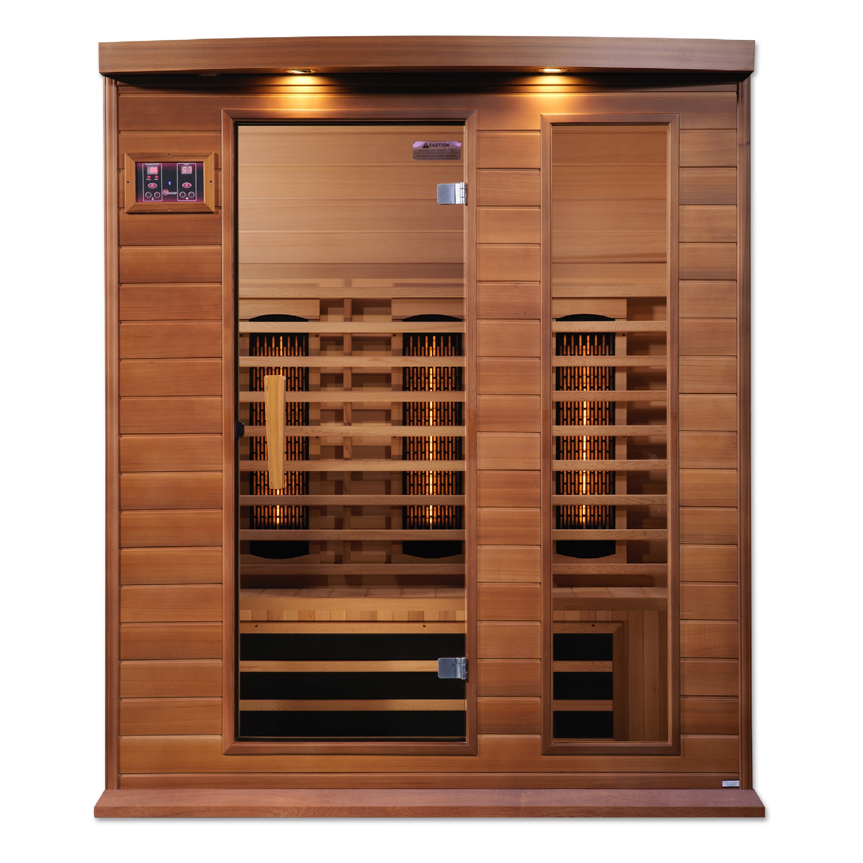 MX-M306-01-FS CED Maxxus 3-Person Full Spectrum Infrared Sauna - Canadian Red Cedar - Superior Health & Fitness Solutions