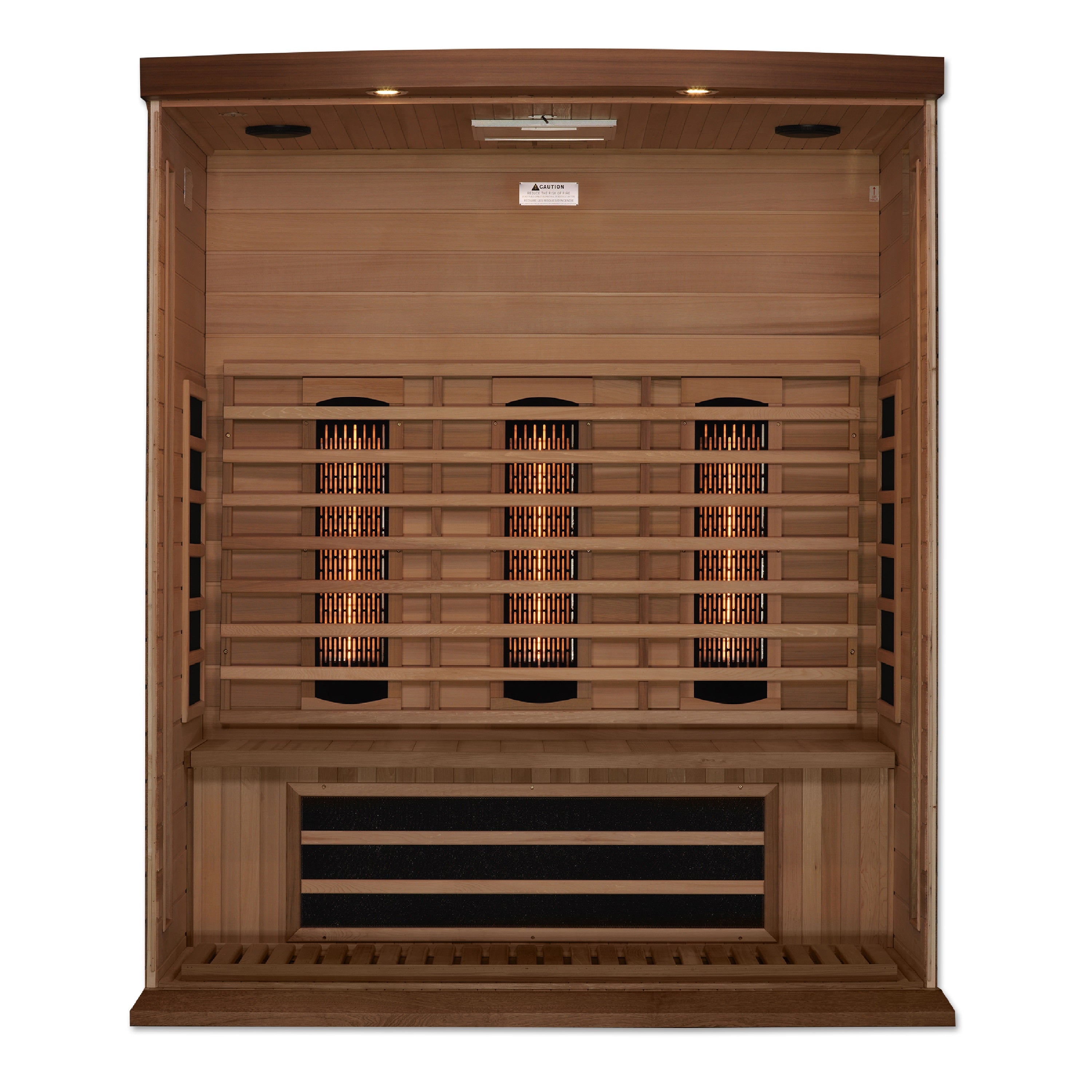 MX-M306-01-FS CED Maxxus 3-Person Full Spectrum Infrared Sauna - Canadian Red Cedar - Superior Health & Fitness Solutions