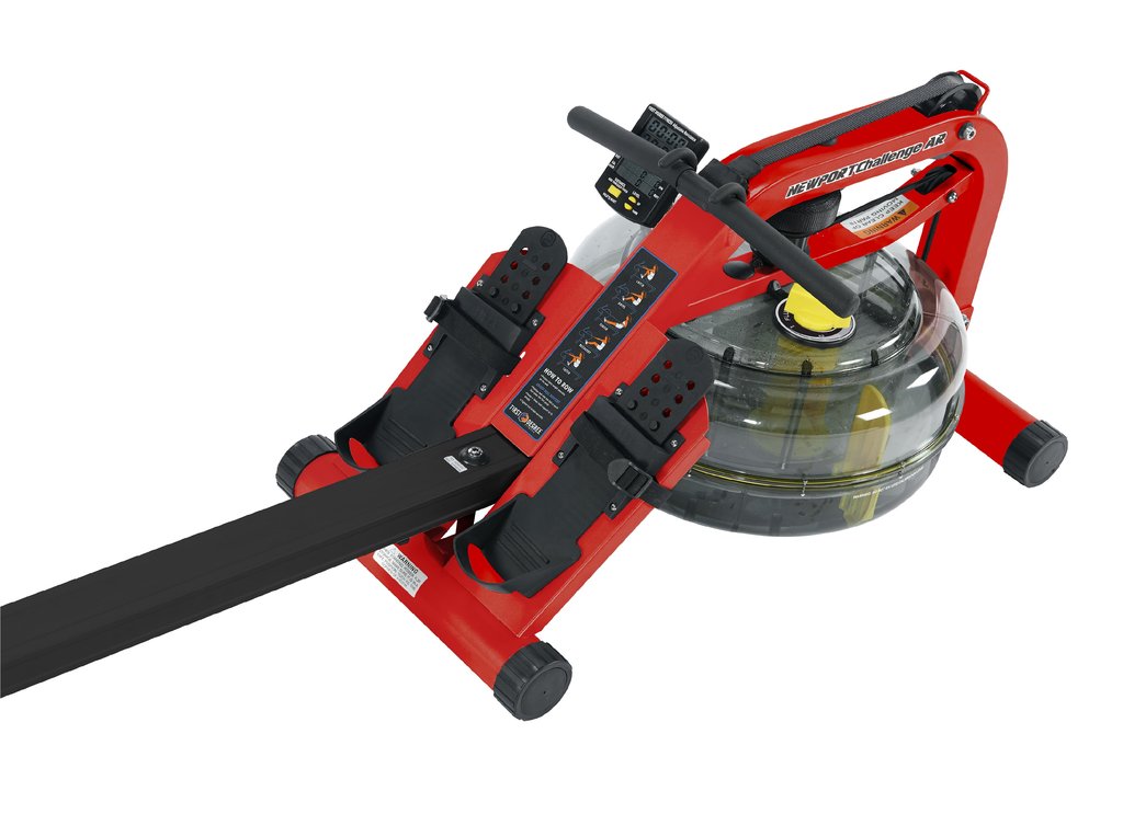 Newport Plus Red Fluid Rower - Superior Health & Fitness Solutions