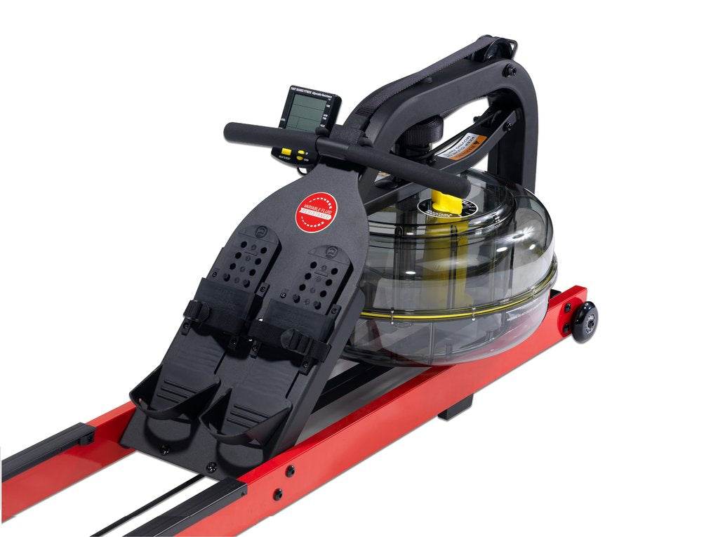 Newport Club Plus Red Fluid Rower - Superior Health & Fitness Solutions