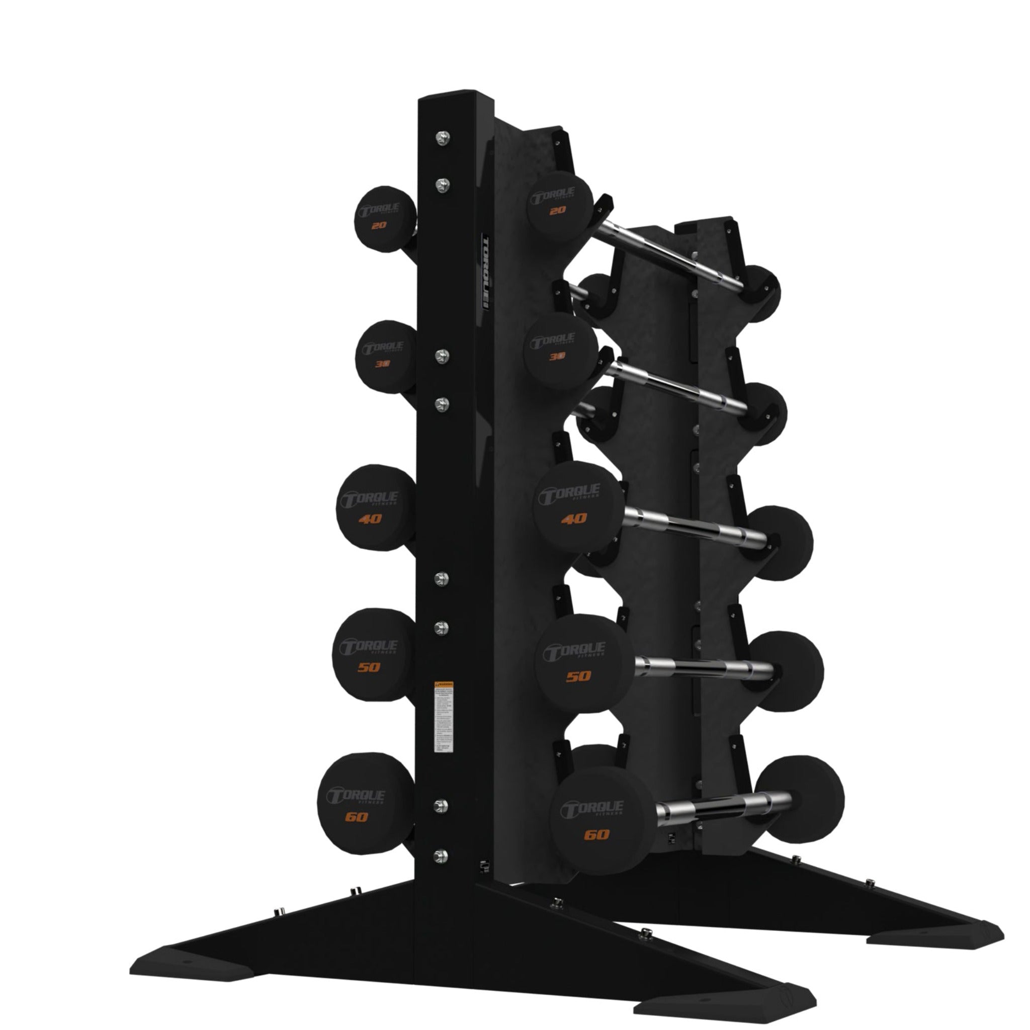 Torque Fitness X-CREATE 2-Sided Center 10 Barbell Rack - Superior Health & Fitness Solutions
