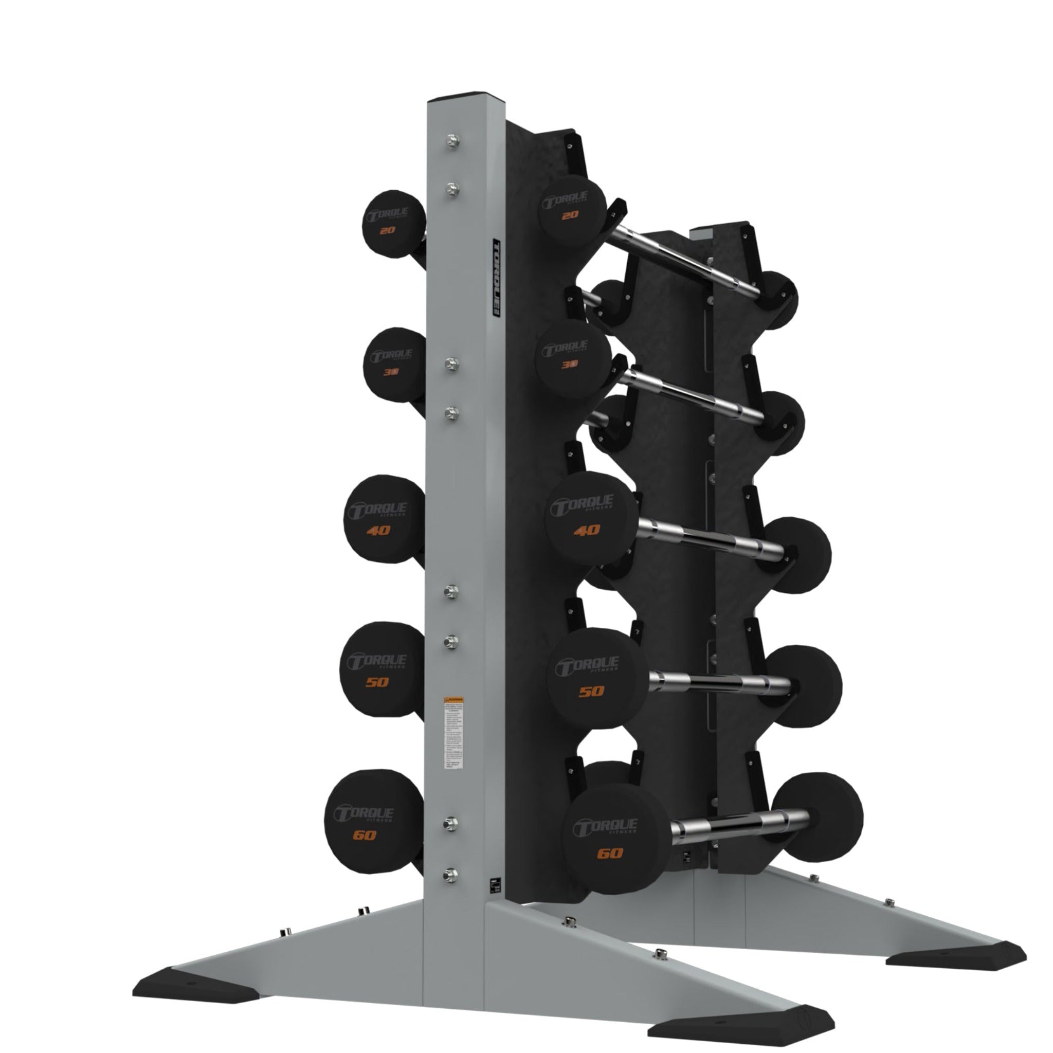 Torque Fitness X-CREATE 2-Sided Center 10 Barbell Rack - Superior Health & Fitness Solutions