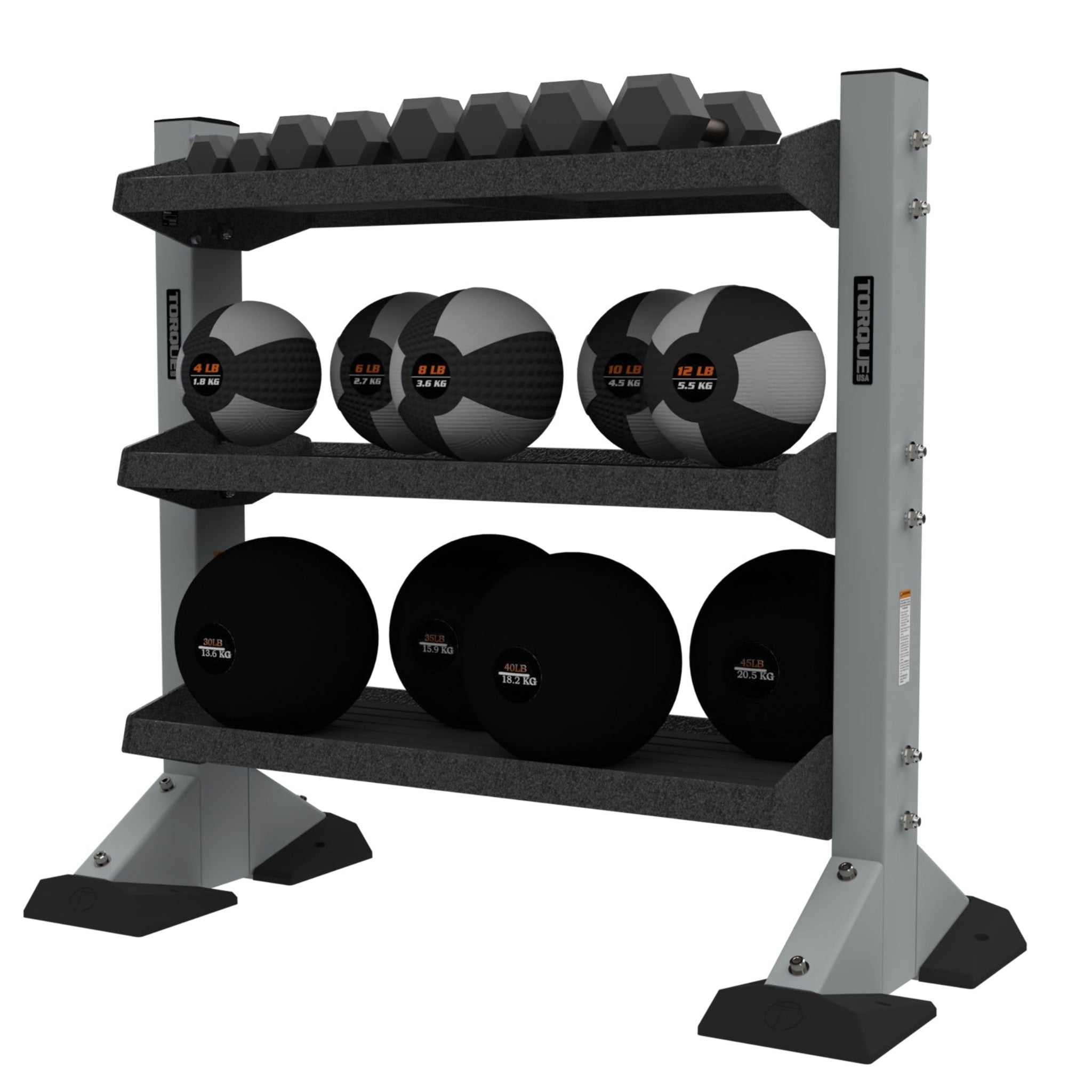 Torque Fitness X-CREATE 4 Ft (1.2 M) Universal Storage Rack - Superior Health & Fitness Solutions
