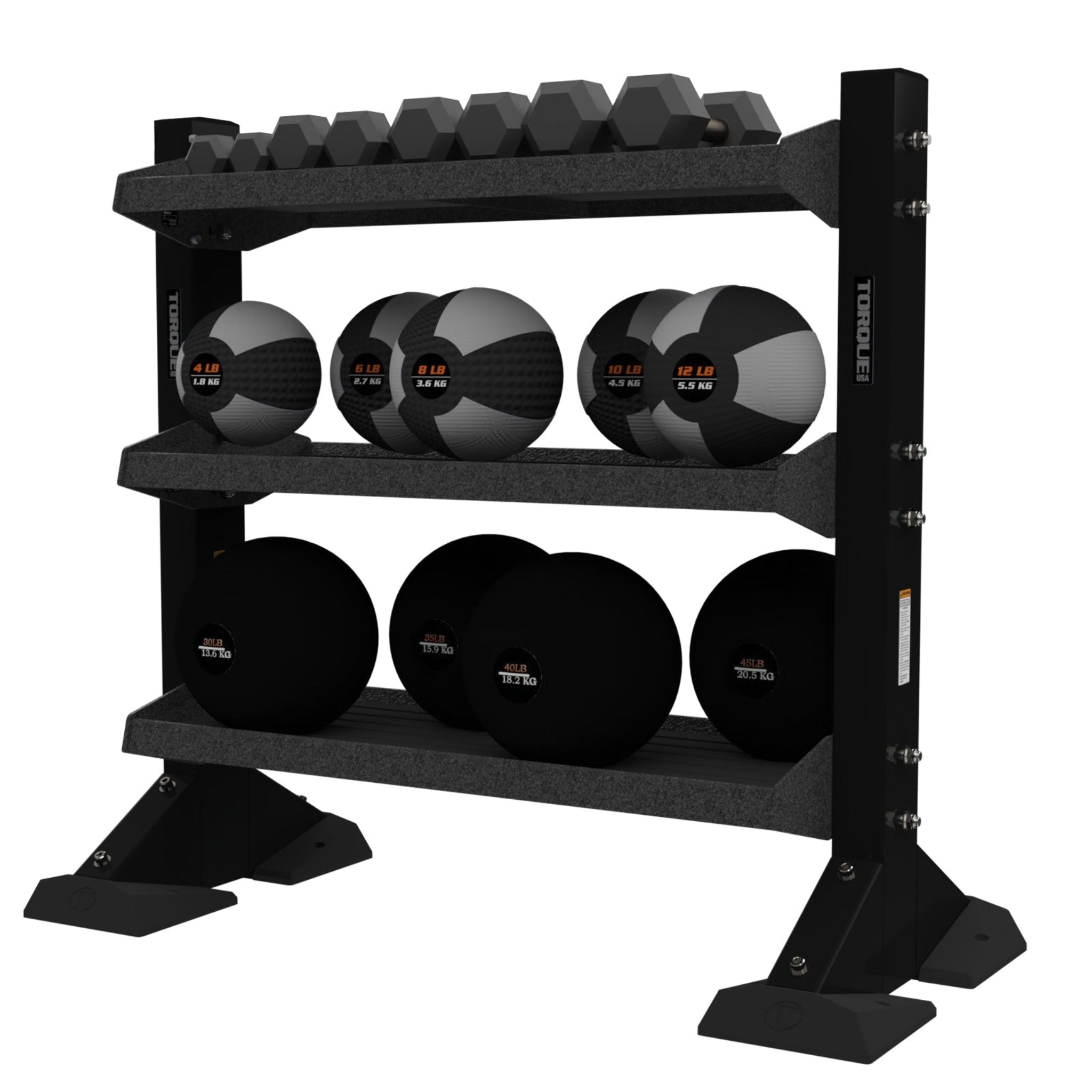 Torque Fitness X-CREATE 4 Ft (1.2 M) Universal Storage Rack - Superior Health & Fitness Solutions