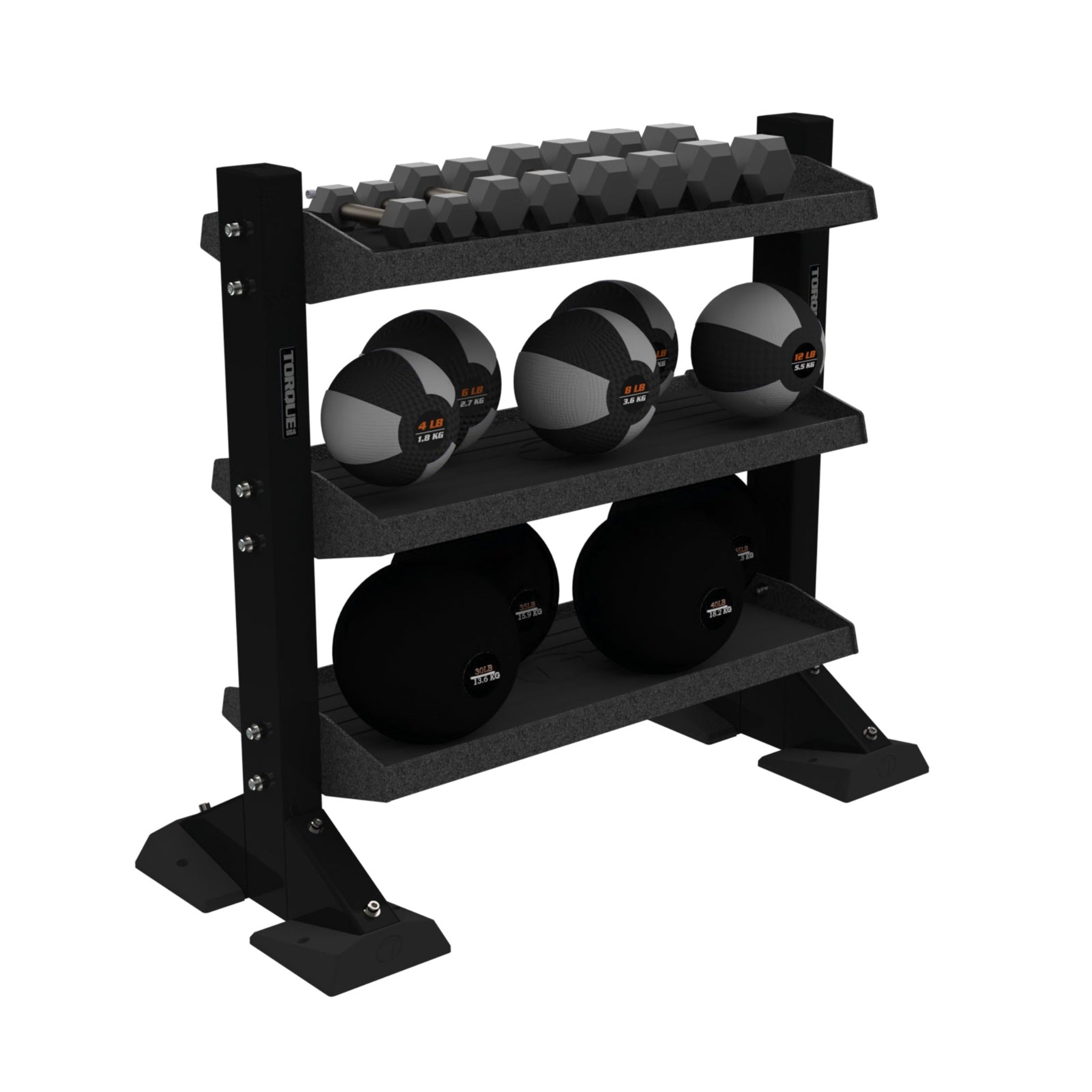 Torque Fitness X-CREATE 4 Ft (1.2 M) Universal Storage Rack - Superior Health & Fitness Solutions