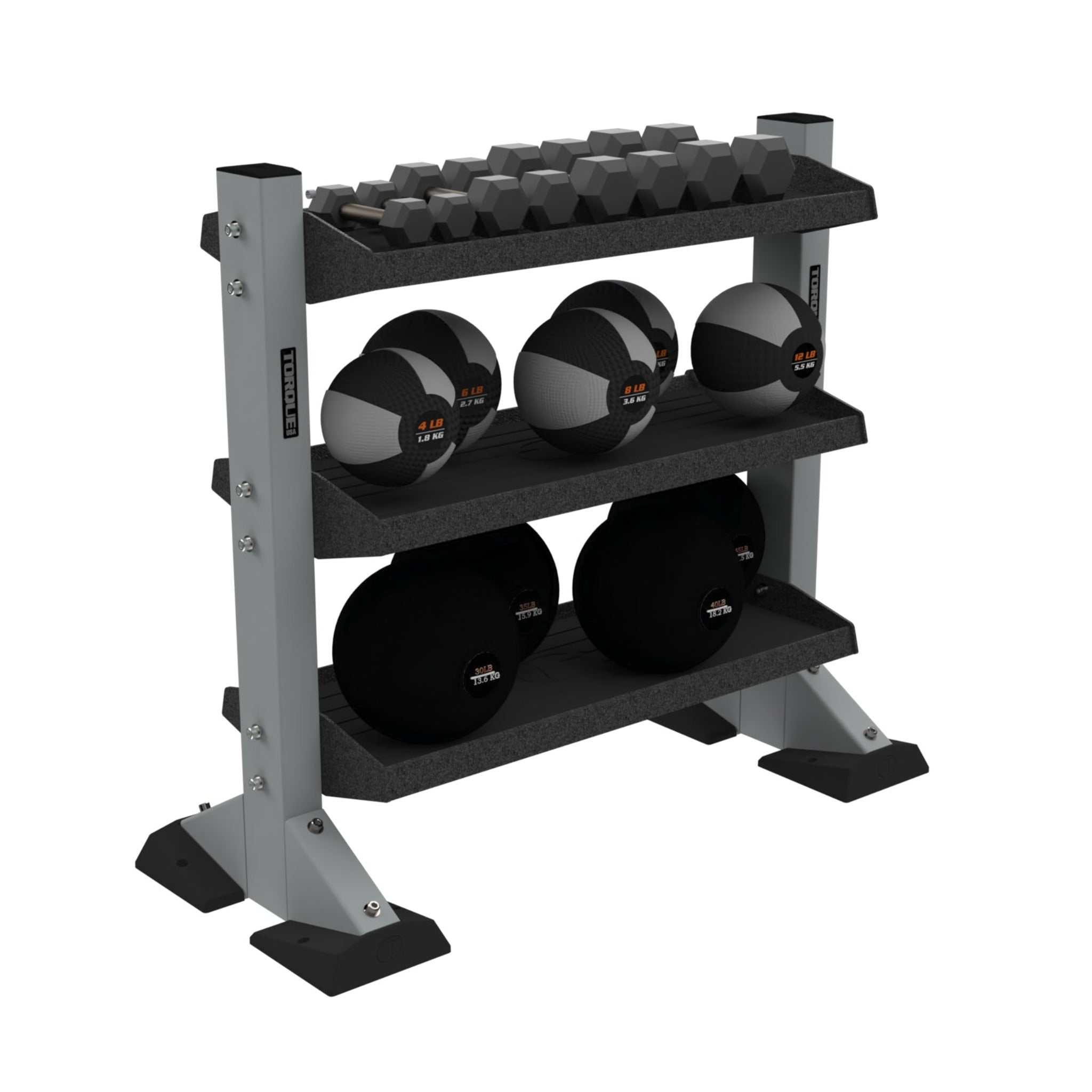 Torque Fitness X-CREATE 4 Ft (1.2 M) Universal Storage Rack - Superior Health & Fitness Solutions