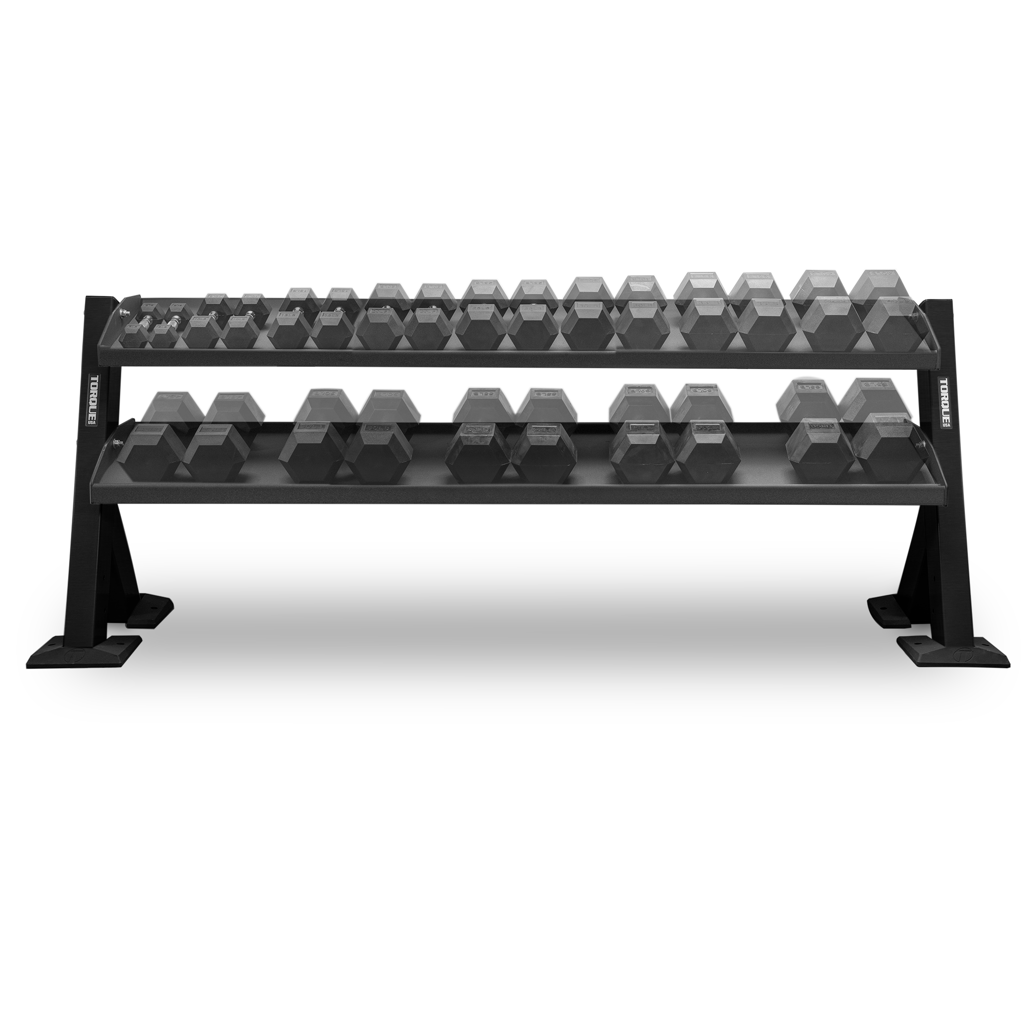 Torque Fitness X-CREATE 8 Foot (2.4 M) Hex Head Dumbbell Rack - Superior Health & Fitness Solutions