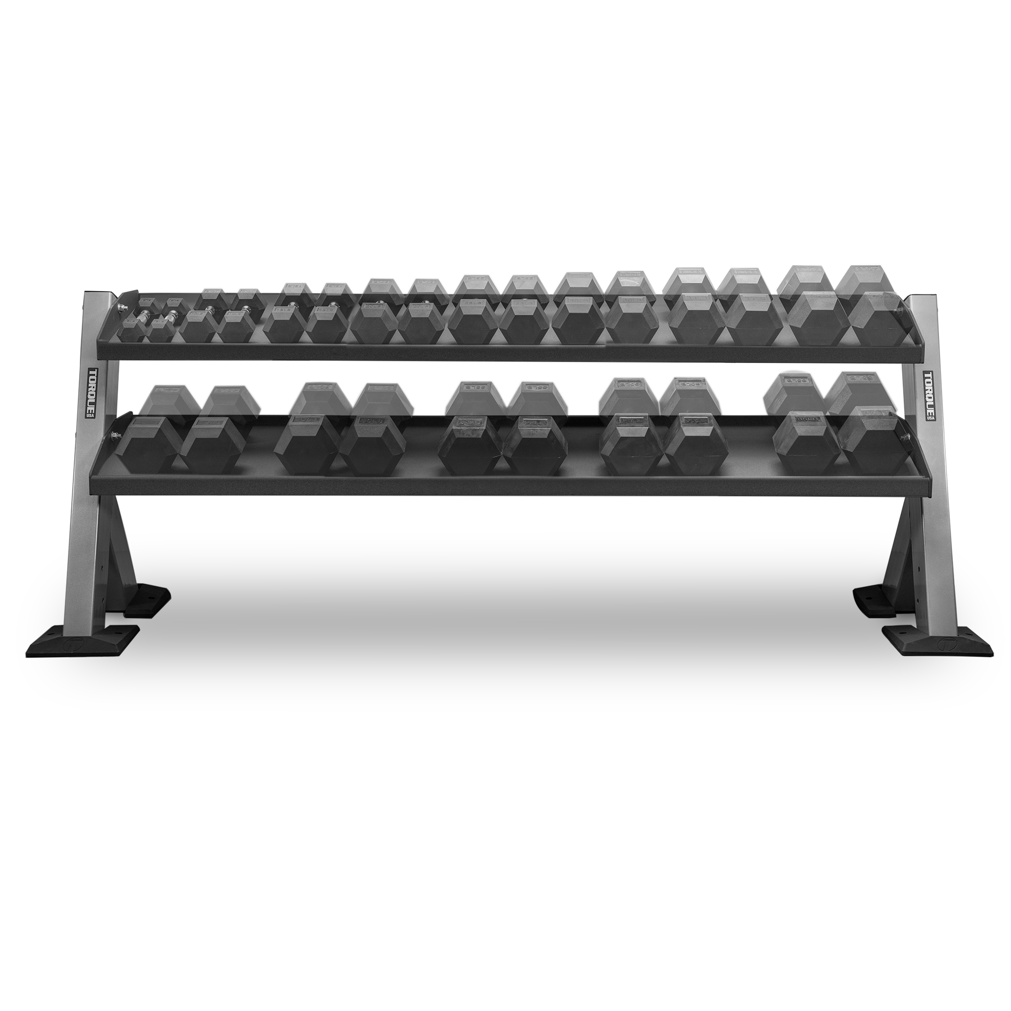 Torque Fitness X-CREATE 8 Foot (2.4 M) Hex Head Dumbbell Rack - Superior Health & Fitness Solutions