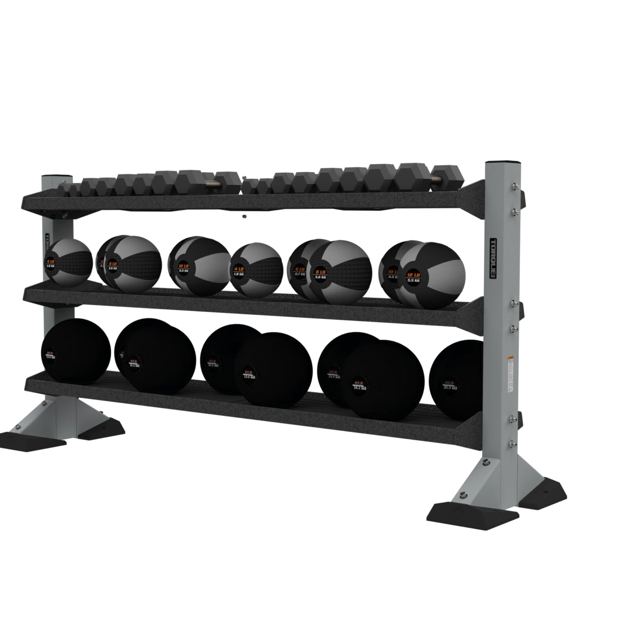 Torque Fitness X-CREATE 8 Ft (2.4 M) Universal Storage Rack - Superior Health & Fitness Solutions