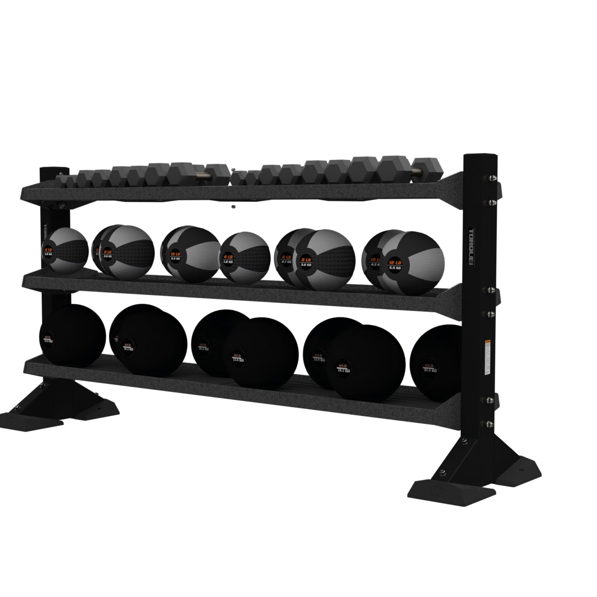 Torque Fitness X-CREATE 8 Ft (2.4 M) Universal Storage Rack - Superior Health & Fitness Solutions