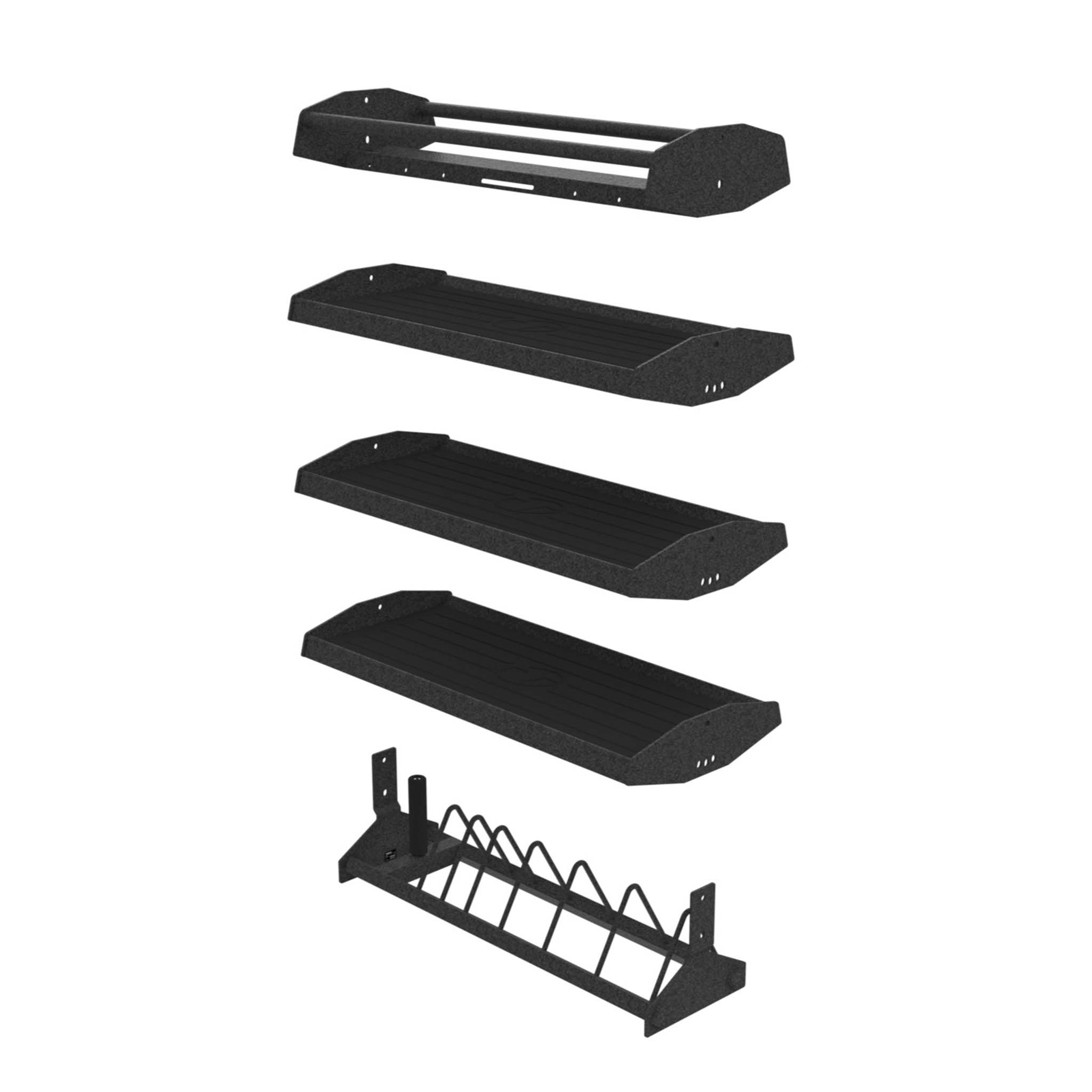 Torque Fitness X-CREATE 4 Ft (1.2 M) Accessory/Bumper Bookshelf Storage Module - Superior Health & Fitness Solutions