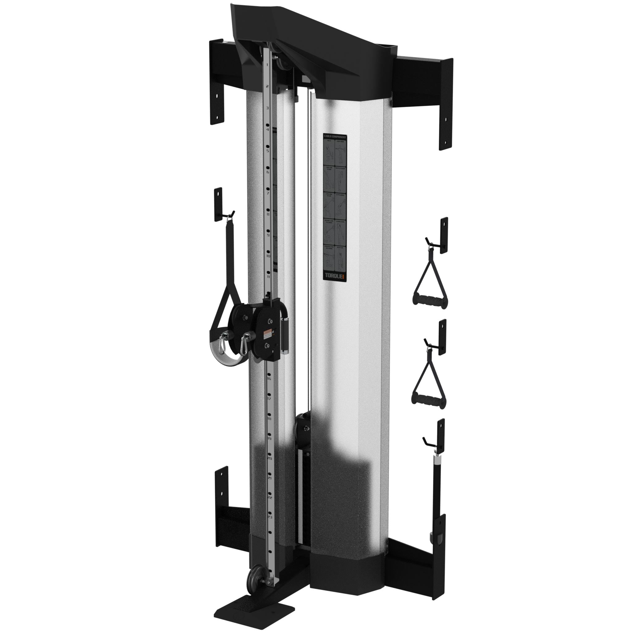 Torque Fitness X-CREATE 4 Ft (1.2 M) Cable Component Heavy Module Station - Superior Health & Fitness Solutions