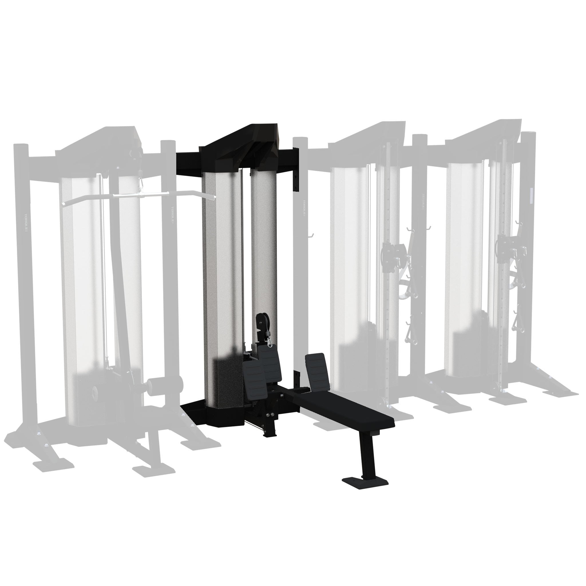 Torque Fitness X-CREATE 4 Ft (1.2 M) Seated Row Module Station - Superior Health & Fitness Solutions