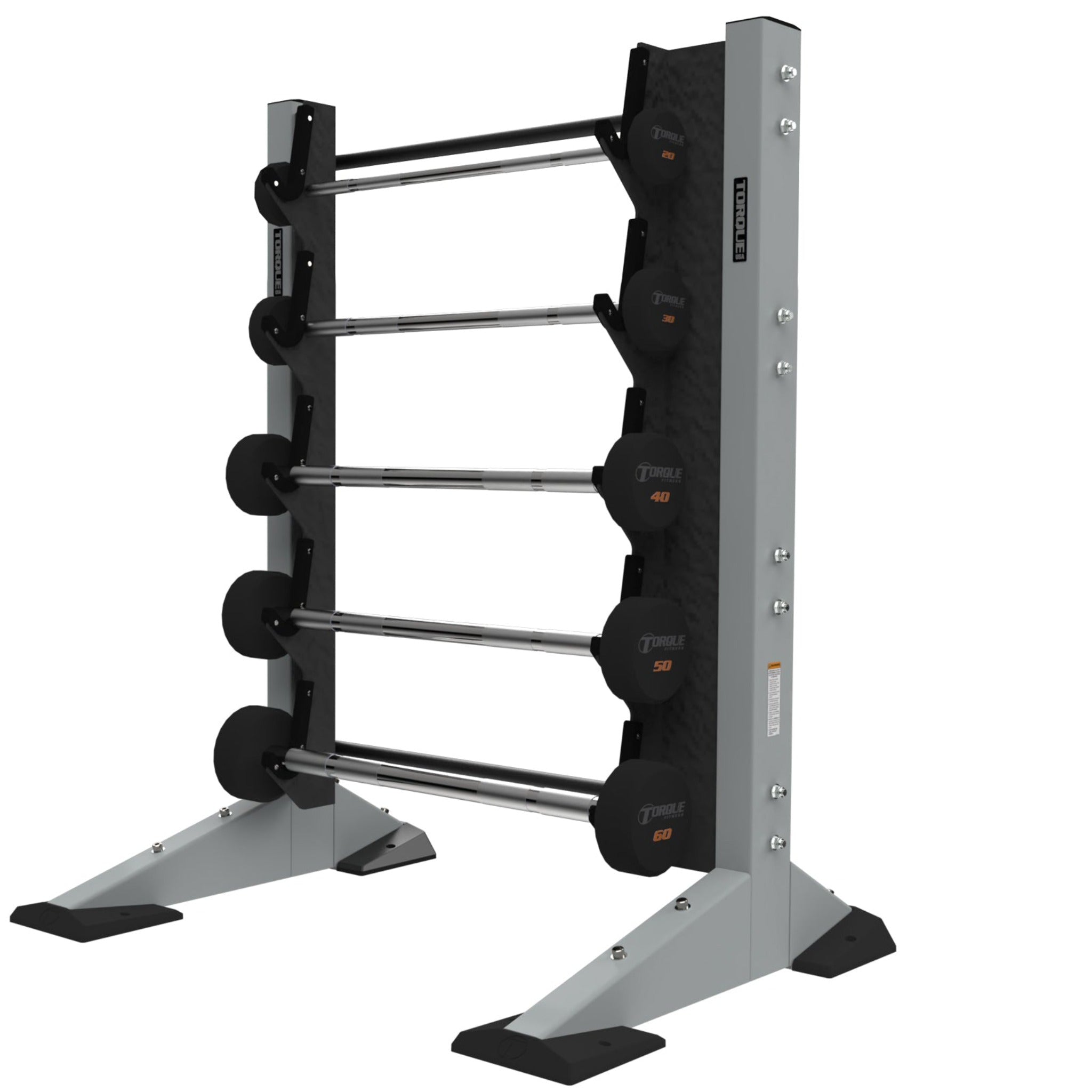 Torque Fitness X-CREATE 1-Module Wall 5 Barbell Rack - Superior Health & Fitness Solutions