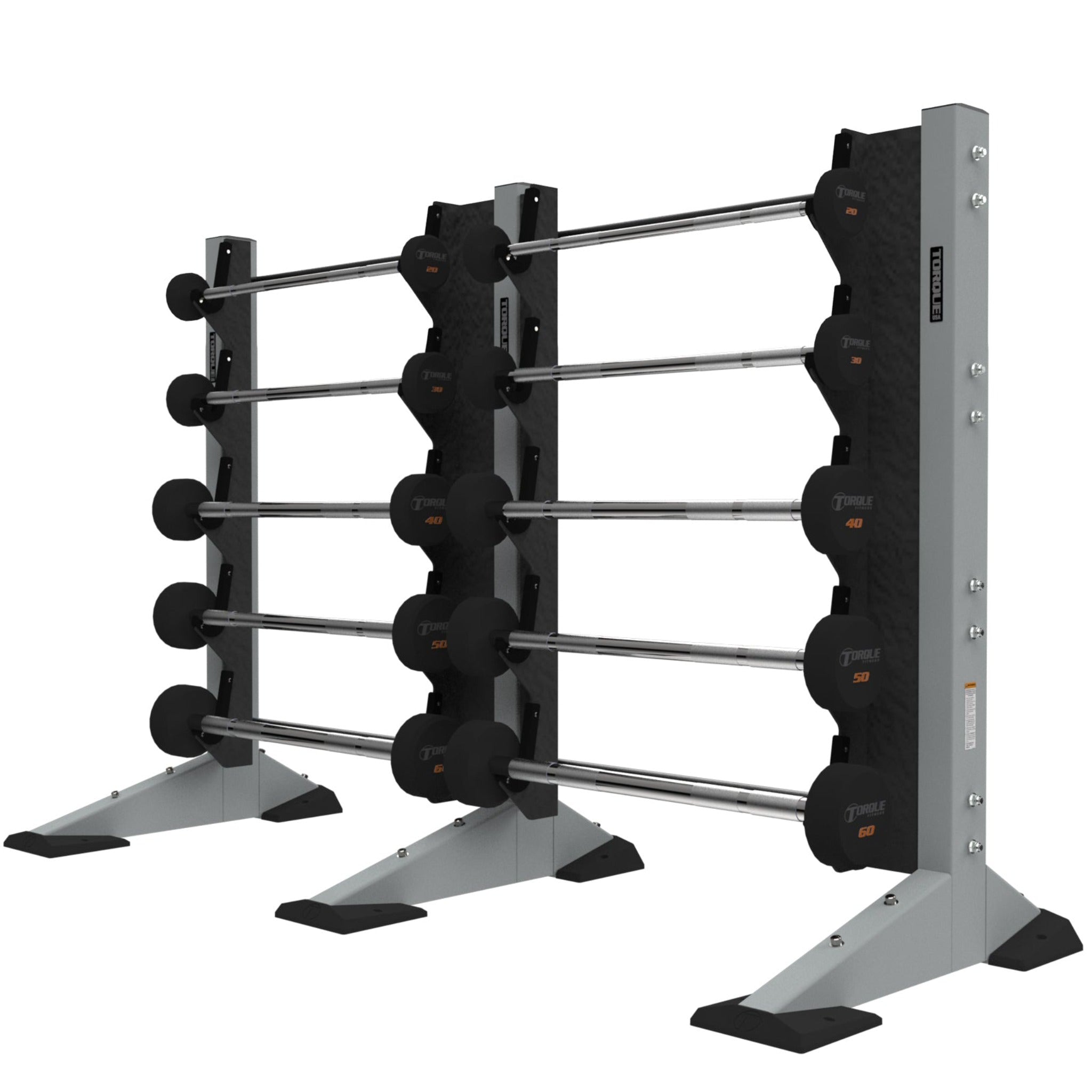 Torque Fitness X-CREATE 2-Module Wall 10 Barbell Rack - Superior Health & Fitness Solutions