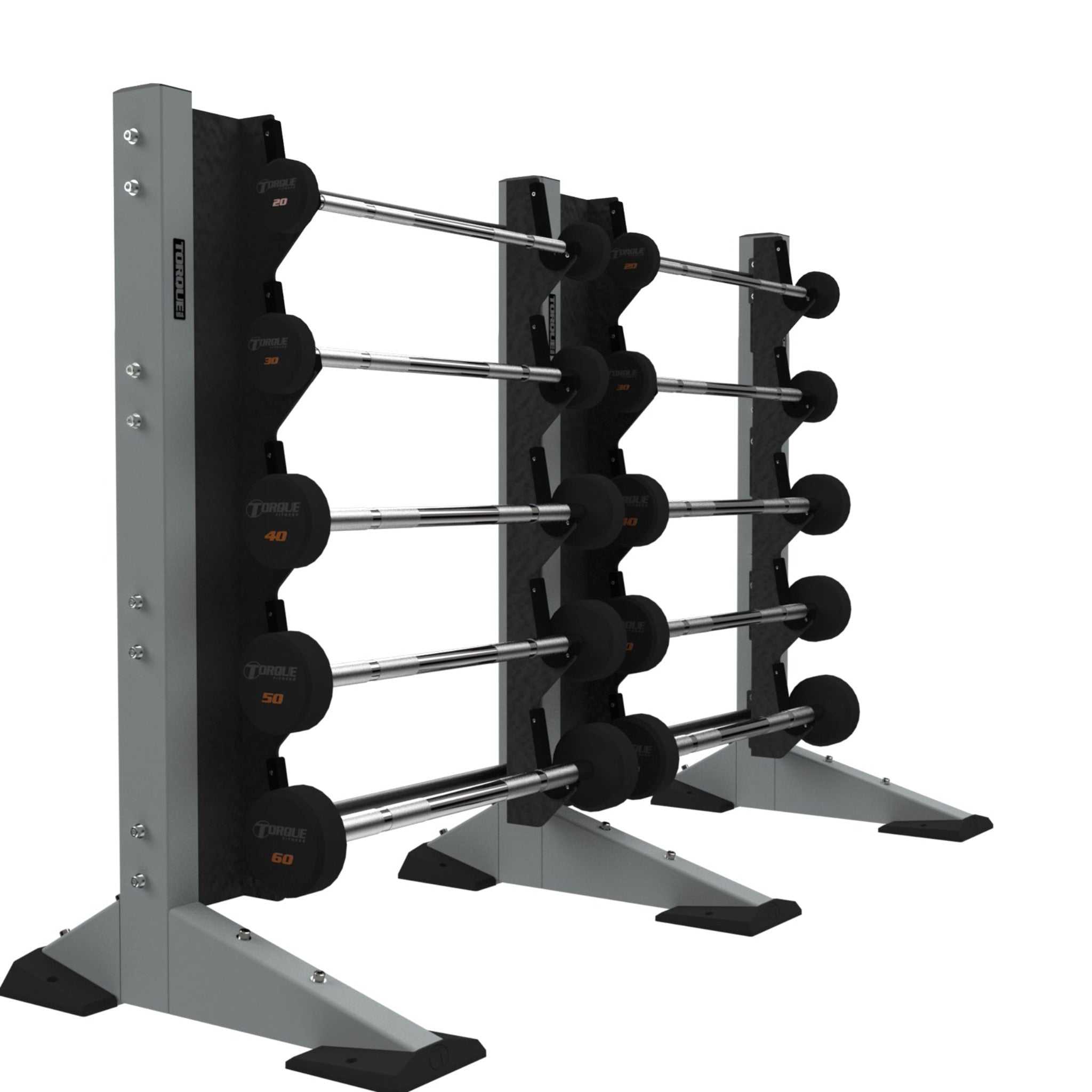 Torque Fitness X-CREATE 2-Module Wall 10 Barbell Rack - Superior Health & Fitness Solutions