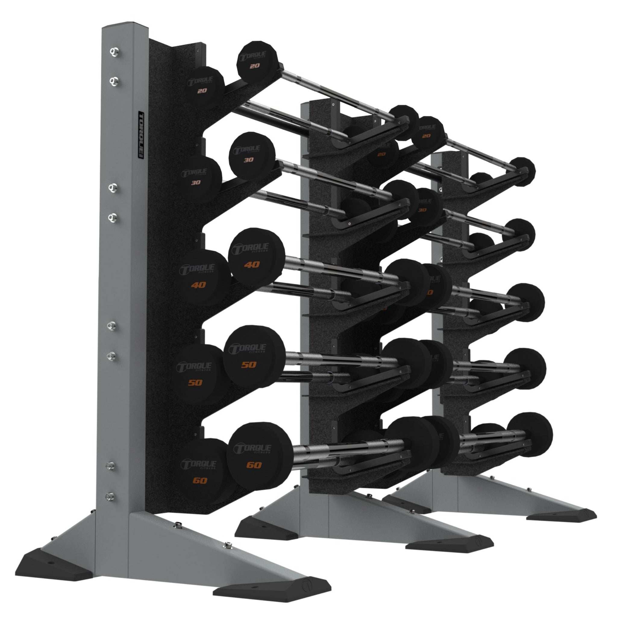 Torque Fitness X-CREATE 2-Module Wall 20 Barbell Rack - Superior Health & Fitness Solutions