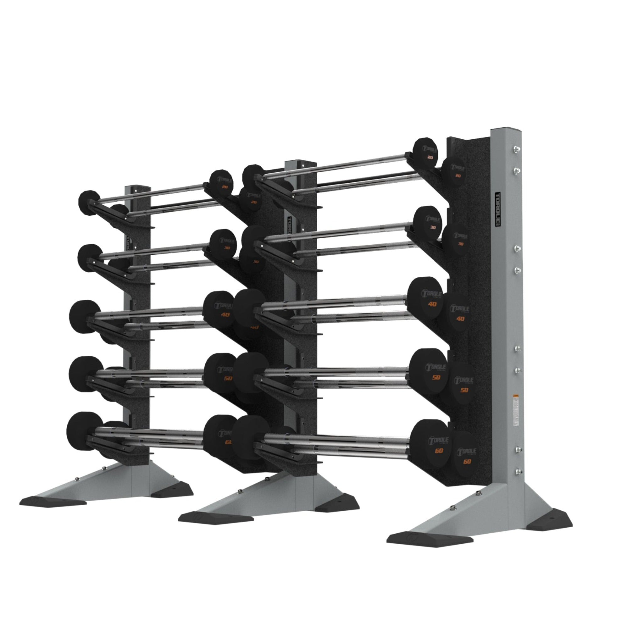 Torque Fitness X-CREATE 2-Module Wall 20 Barbell Rack - Superior Health & Fitness Solutions