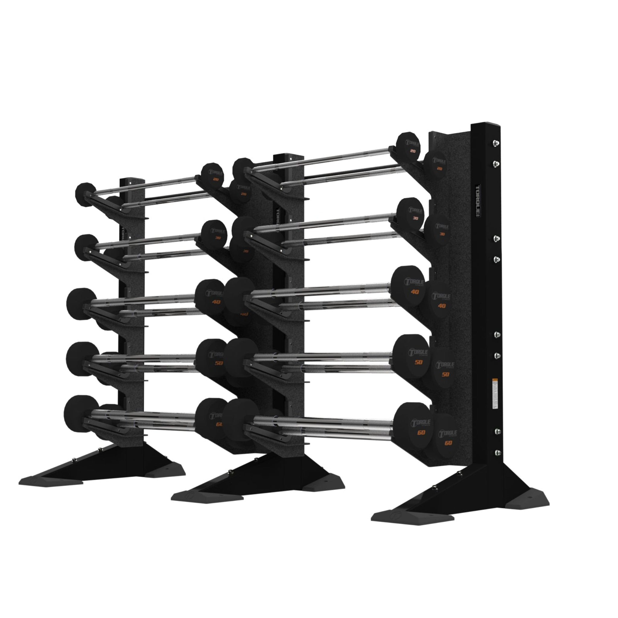 Torque Fitness X-CREATE 2-Module Wall 20 Barbell Rack - Superior Health & Fitness Solutions
