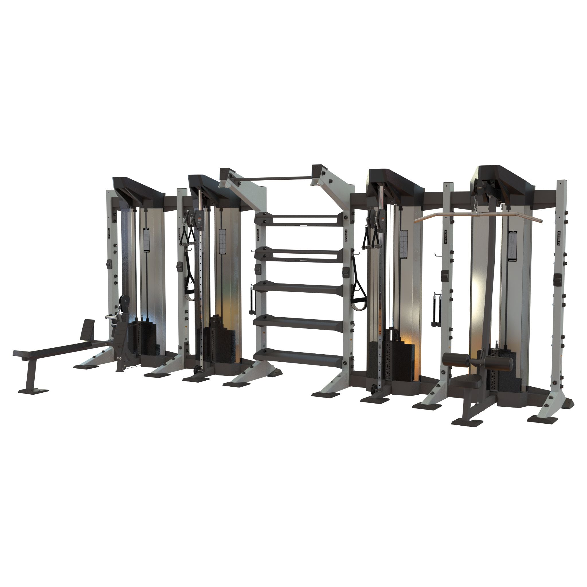 Torque Fitness X-CREATE 5-Module X-SELECT Wall Cable Station - X1 Package - Superior Health & Fitness Solutions