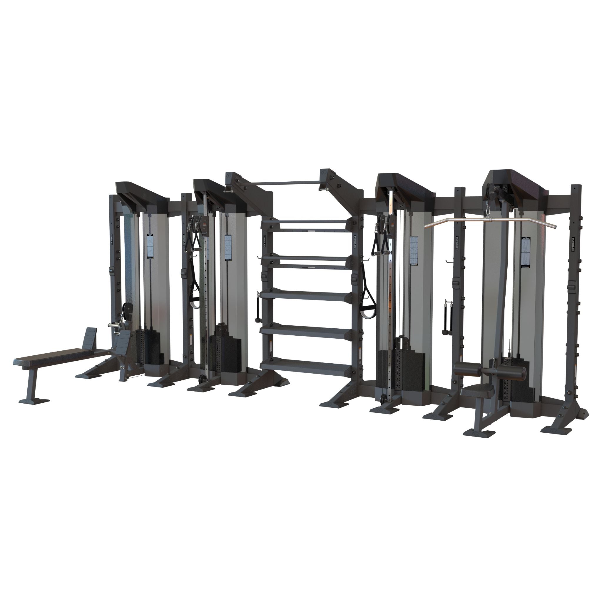 Torque Fitness X-CREATE 5-Module X-SELECT Wall Cable Station - X1 Package - Superior Health & Fitness Solutions