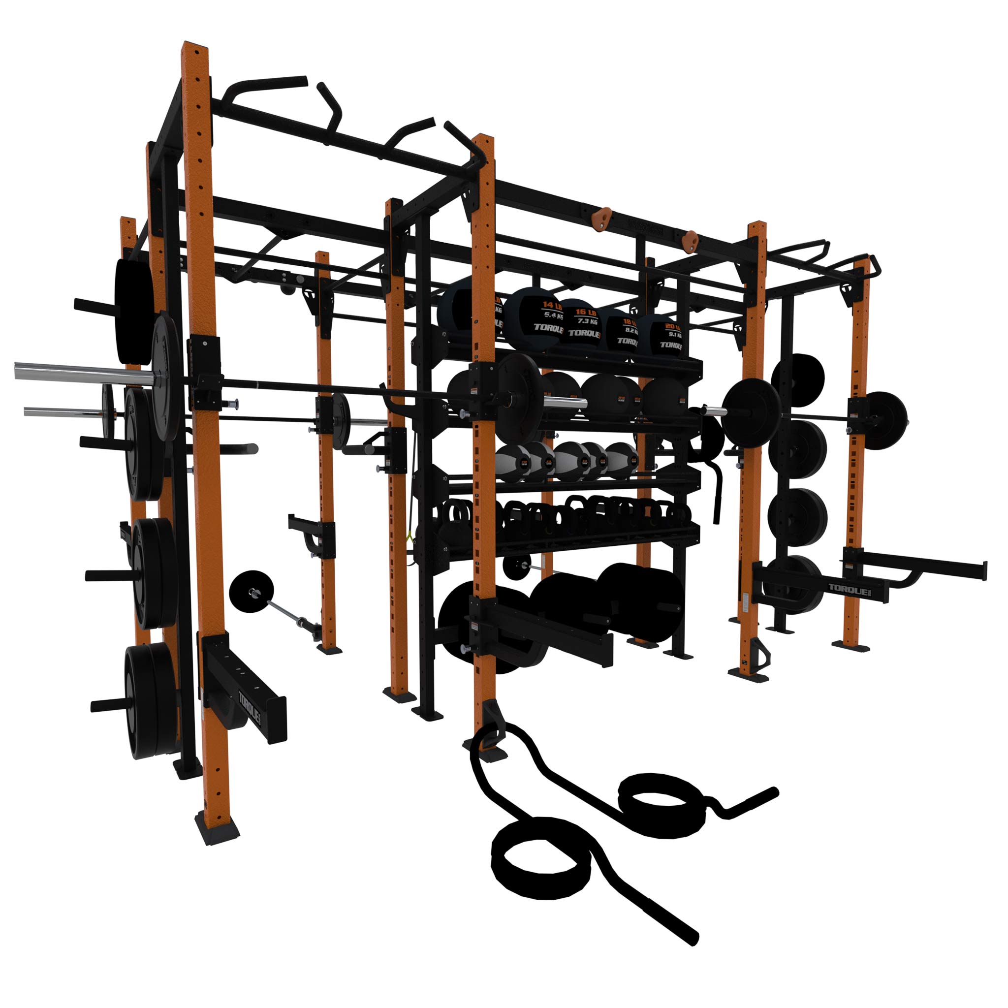 Torque Fitness 14 X 7 Monkey Bar Storage - X1 Package - Superior Health & Fitness Solutions