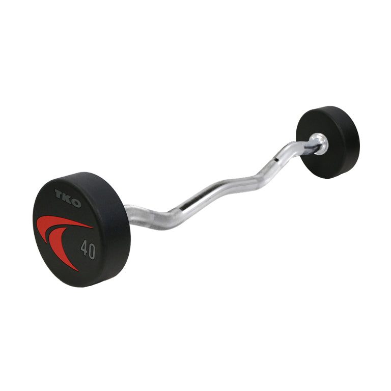 TKO Fixed Curl Bar (Urethane) - Superior Health & Fitness Solutions