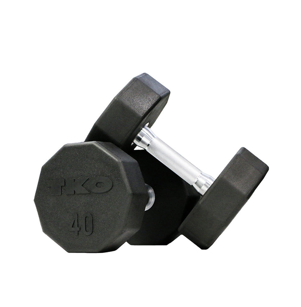 TKO 10-Sided Rubber Dumbbell - Superior Health & Fitness Solutions