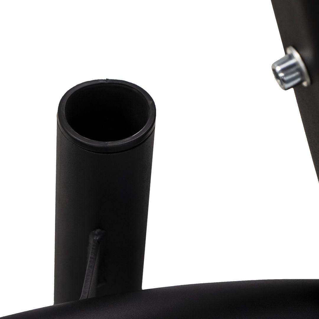 TKO 255lb Rubber Oly Plate Set w/ 843OPT-BK Plate Tree