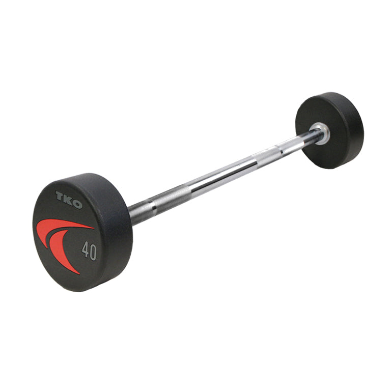 TKO Fixed Straight Bar (Rubber) - Superior Health & Fitness Solutions