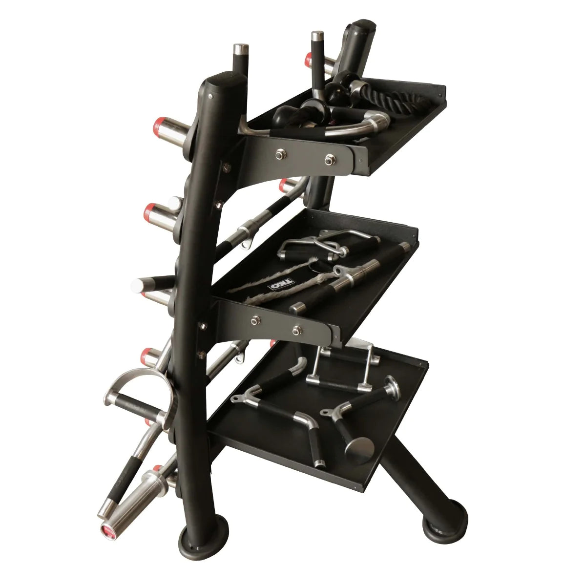 TKO Commercial Cable Attachment Set with 848ACR-BK Rack - Superior Health & Fitness Solutions